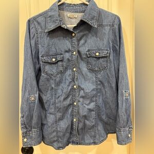 Hannah Light Blue Casual Shirt